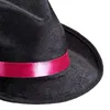 Berets Fedora Hat Jazz Bowler Men Women Fashion Headgear Panama Top For Rave Party Nightclub Travel Halloween