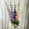Decorative Flowers 106CM Artificial Delphinium Branch Wedding Floor Flower Arrangement Material Silk Hyacinth Butterfly Orchid Christmas