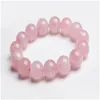 Stron perlé 13-16 mm Big Round Beads Bijoux de mode 2023 Les femmes aiment le Bracelet en cristal naturel Madagascar Vérial Madagascar Femme Drop de Dhyjv