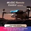 Drones Nieuwe RG107 Pro Drone ESC 4K Driezijdige obstakelvermijding Professionele dubbele HD-camera FPV Aerial Photography Foldable Quadcopter 24416