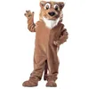 2024 Taille adulte Panther Corby Cougar Mascot Costume Cartoon Characon Opitfits Cost Furry Cost Halloween Carnival Birthday Party Robe