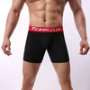 Underbyxor Mäns sexiga underkläder Bomull Enkel casual Slim Fit Boxer Shorts för ungdomar som andas låg midja överdimensionerade sportbotten
