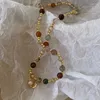Braccialetto per perle in cristallo a doppia strato vintage per perle di perle etniche.