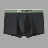 Underpants Uomini sexy sciolti di cotone puro medio aspirante Bulge biancheria intima Shorts Bikers Slipocali