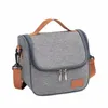 portable Waterproof Lunch Bags Office Food Cooler Handbag Child Bento Thermal Pouch Outdoor Picnic Snack Fresh-Kee Package S7DB#