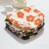 Cosmetic Bags Plush Travel Toiletry Bag With Zipper Cute Floral Kawaii Make Up Pouch Trendy For Purse Pencil