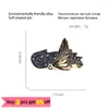 Brooches Luminous Enamel Pins Comet Orchid Long-beaked Hawk Moth Bag Lapel Pin Badge Jewelry Gifts For Kids Friends Wholesale