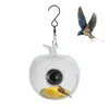 Other Bird Supplies Smart Feeder With Camera Apple Shape Hummingbird Multifunctional Live Instant NotificationFor Lover