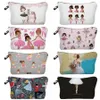 Ballet Art Girl Fi Sacs de cosmétiques imprimées Sacs de toilette Organisateur École quotidienne Crayon Câne de maquillage pratique Femme U4WZ #