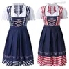 Oktoberfest Costumes Women Plaid Dirndl German Beer Festival Cosplay Bawarian Carnival Stroje Foroktoberfest