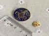 Pins Brooches 100Pcs Soft Enamel Masons Masonic Lapel Pin Badges Working Tool Brooch And Pins Masonry Metal Crafts Round Shape Dro2366752