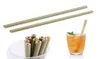 100 Natural Bamboo Straw 23cm Återanvändbart drickande halm Egofriendly drycker Straws Cleaner Brush for Home Party Wedding Bar Drin4139252