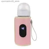 Flaskvärmare Sterilizers# Baby Care Bottle Cover Portable Milk Bottle Heater With Digital Display Q240416