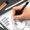 Crayon automatique de marque japonaise 0,3 mm Dessin Activité spéciale Métal Centre de gravité bas 0,7 Manga Sketch 0.5
