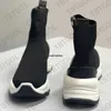 Chaussettes de créateurs chaussures décontractées plate-forme couneur sneaker sock chaussures en relief baskets femme botter malit entraîneur 36-42 NO466