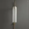 Vägglampa postmodern glas hängande lampor ledde mörkgrön bärnsten nordisk minimalistisk sovrum sovrum vardagsrum