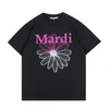 T-shirt zomer damesontwerpster t-shirt kleine maisy bloemenprint tops dameskleding