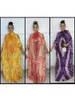 Vestidos estampados africanos elegantes de ropa étnica con patrones clásicos: fuera del hombro y talla grande