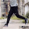 Mens Jeans High Street Fashion Casual Jogger Pants Big Pocket Cargo Men Brand Classical Hip Hop Army Size 28-40 Drop Delivery Apparel OTGTC