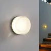 Wall Lamp Modern Indoor Round LED Corridor Simple Style Bedroom Bedside Aisle Mirror Vanity Mounted Home Decor Lights