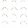 Alphabet Hair Bands Birthday Bride Masquerade Bridal Headsh Femme Alloy Hair Acnits Hair Bijoux Headwear Gift A1WB #