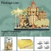 3D Puzzles Piecool 3D Metal Puzzles Qiaosheng Castle Assembly Model Kits Diy Jigsaw voor volwassen hersentheaser Kerstcadeauscollectie Y240415