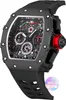 Designer Luxury Mens Watch Orologi da polso super meccanico RM50-03 MENS UNICO PUNK OFF MENI GRANDE GLANGO DISTRO IN GLIORE SPORT SPORT SPORT CASE FORMALE DESIGNER SOGNO DISEGNO