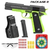 Gun Toys 2024. Аутоматический Colt 1911 Shell Eger Eceer Pistol Pistol Toy Guns.G17 Pistol Armas Children CS Shoot Gun Toy 240417