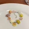 Strand Glass Lucky Fish Armband Creative Fashion Design Harts Bead Coconut Tree Hand Rep smycken Tillbehör Korean Stil Kvinnor