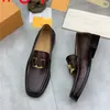 Schema di abbigliamento da design da uomo da 5 stile da maschile da strada da strada lampe di palette in pelle nera Slip su scarpe formali Feste per matrimoni Rivet casual Plus Times 38-45