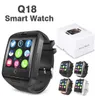 Q18 Smart Watch Bluetooth Montres pour les téléphones portables Android Prise en charge un appel de réponse à l'appareil photo en cardage SIM et configurer divers langues PK DZ095739787