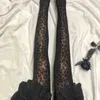 Sexiga strumpor kvinnor sommar sexig tunna svarta strumpbyxor vintage leopard djur tryckt jacquard ren tights strumpor cosplay leggings 37jb 240416