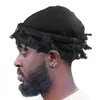 Twist Twist Vintage Waps Durag con tappetini hip hop da uomo tassel turbante per cappellino per uomini per uomo tappo di coda attorcigliato 240416