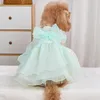 犬のアパレルペット用品ウェディングドレスd小さな犬のための子犬の服