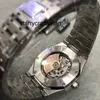 Relógios de grife da série Sapphire Glass Watch 41mm Skeleton Dial Movem