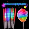 Party Gunst Led Light Up suikerspin Kegels kleurrijk gloeiende marshmallowsticks ondoordringbare kleurrijke marshmallow glow stick lt919