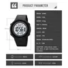 Wristwatches SKMEI Mens Fashion 50M Waterproof Back Light Stopwatch Digital Wristwatch Alarm Clock Multifunctional Countdown Sport Watches