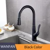 Kitchen Faucets Brushed Gold Faucet Pull Out Sink Water Tap Single Handle Mixer 360 Rotation Shower 866115