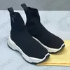 Chaussettes de créateurs chaussures décontractées plate-forme couneur sneaker sock chaussures en relief baskets femme botter malit entraîneur 36-42 NO466