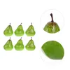 Decoração de festa 6 PCS PCS simulado simulado Sydney Child Childrens Toys Decorativa Fake Pear Poly Dragon Fruit Model