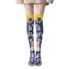 Chaussettes sexy nouvelles licornes imprimées basses bases mode sexy tube haut joli fille mignonne sur les bas de galerie rose cartoon nylon en soie longue chaussettes 240416