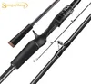 Sougayilang 18m 21m 24m 3 Section Baitcasting Fishing Rod CastingSpinning Lure 740g Carbon Fiber Rod UltraLight Travel Rod8972359