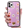 Flower Rhinestone paillette de téléphone pour iPhone 12 11 Pro X XS MAX 8 7 6 Plus SE 2020 Diamond Back Case Cover New Fashion Luxur6069330