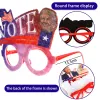 Trump Funny Glasses 2024 USA Presidential Election Campaign Decoration Trump Glasses 0416