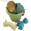 Sabbia gioca d'acqua divertimento baby sabbia castello stampato secchio da spiaggia gioco giocattoli per esterni per bambini architettura di sabbia da esterno set di bambini giocattoli di sabbia accessori per spiaggia estiva y