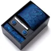 MENS TIE SIX SETS Gift Box Group Business Formal Year Meeting Festival Office Highend Wedding Bow 240403