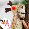 Hundkläder Lizard Hat levererar Reptile Party Christmal Decor Prop Cosplay Xmas Scarf Supply Justerbara reptiler