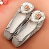 Casual Shoes Flowers Decoration Single Genuine Leather Shallow Mouth Ballerina Flats Super Soft Big Yards 34-43 Non-slip Female