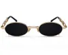 Retro Steampunk Sonnenbrille Männer rund Vintage Metallrahmen Gold Schwarz Oval Sonnenbrille für Frauen Rote männliche Geschenk7444011