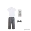 Costumes enfants luxueux gary photographie costume école de veste garçons veste pantalon bowtie anniversaire cérémonie costume